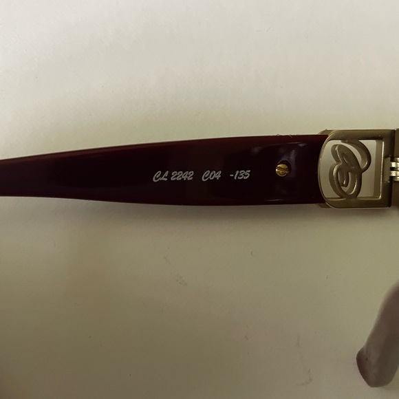 Chloe CL2242 Sunglasses C04 135 Red Gold Frames Made In France